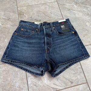 Levi's 501 Denim High Rise Shorts